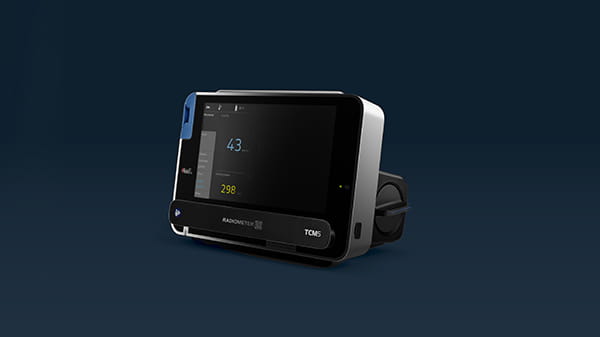 A TCM5 BASIC transcutan alvásfigyelő monitor termékképe